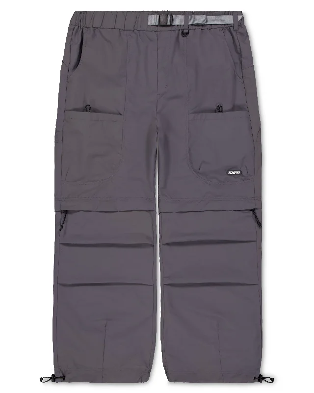 Ripstop Zip-Off Pants - Gun Metal