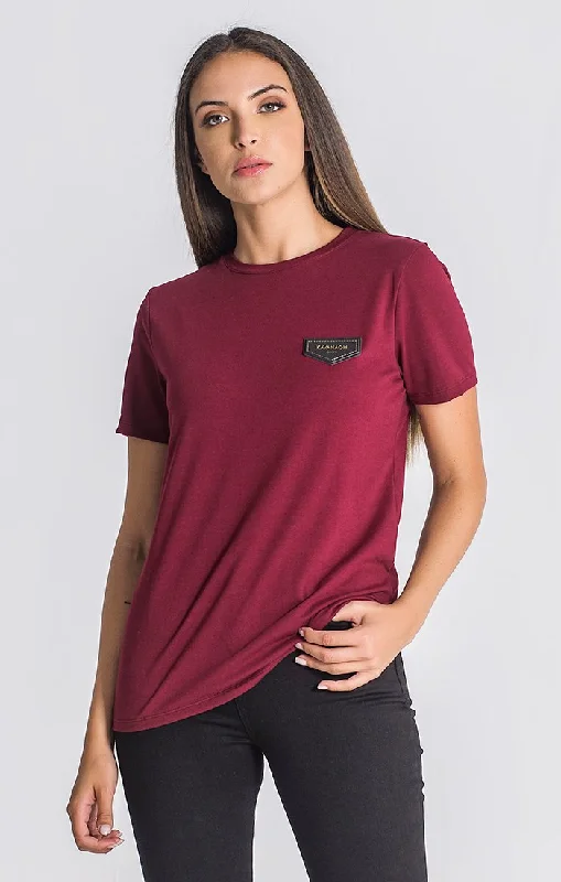 Burgundy Core Tee