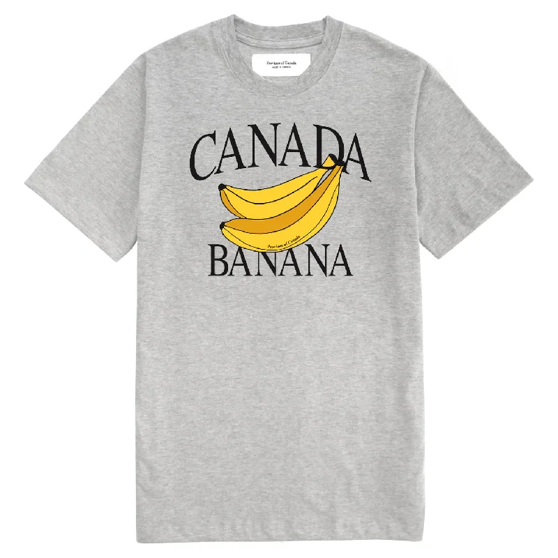 Canada Banana Tee Heather Grey - Unisex