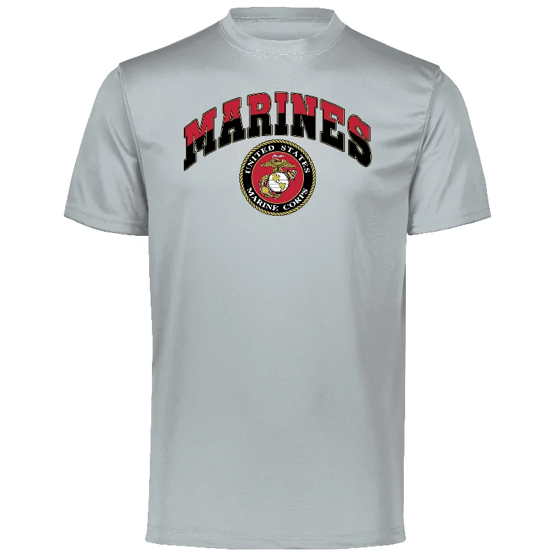 Closeout Marine Corps Silver Performance Tee