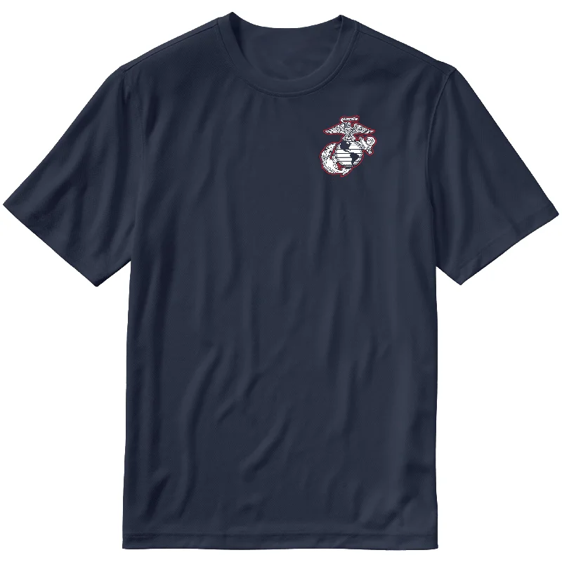 Combat Charged Red & White EGA Chest Seal Performance Tee