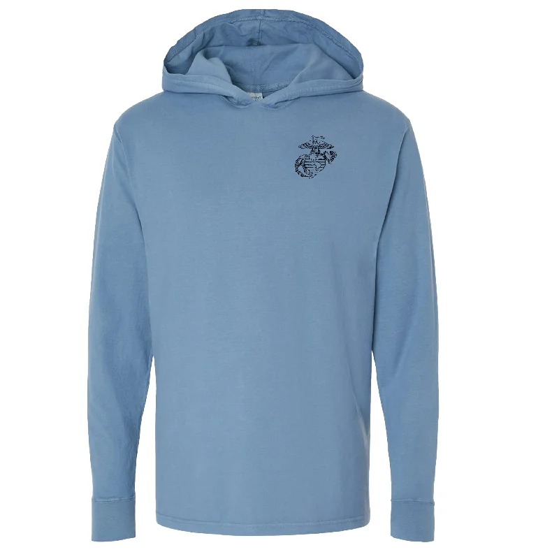 Comfort Colors EGA Lightweight Long Sleeve Hooded Saltwater Tee