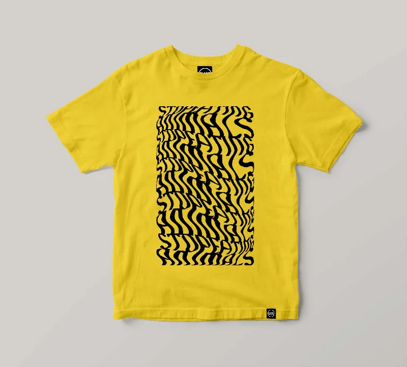 Illusions Tee - Stop Eating Animals - Cyber Yellow