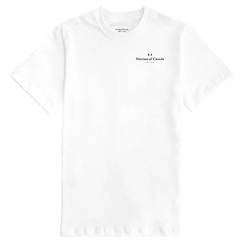 Left Chest Logo Tee White - Unisex