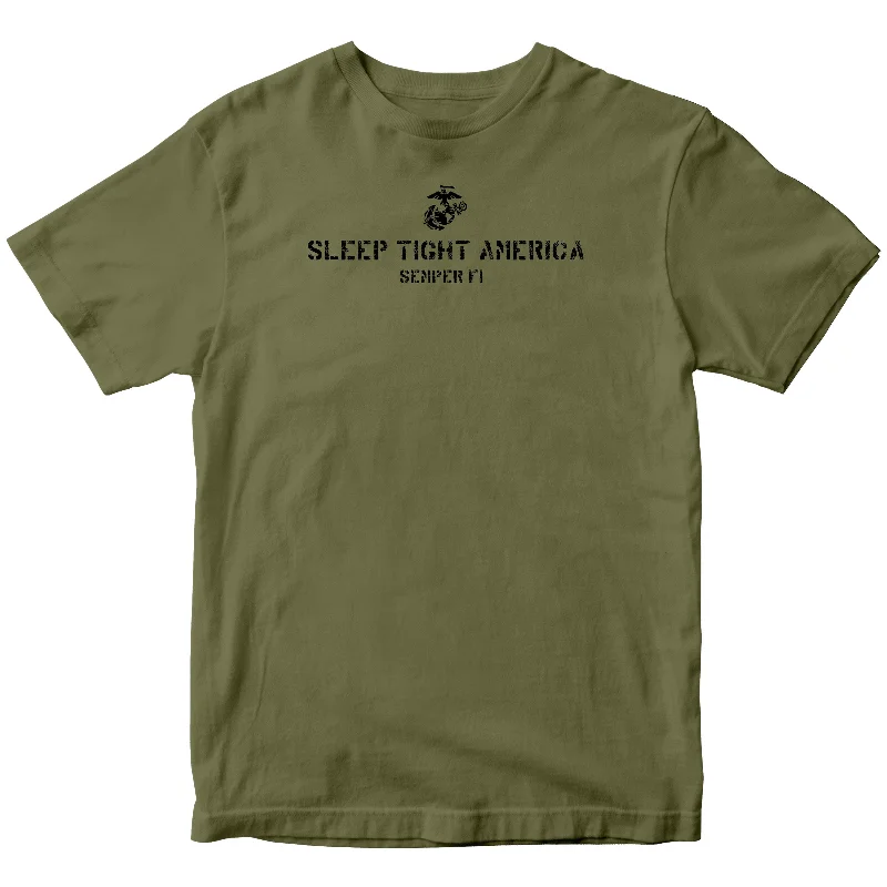 Marines Sleep Tight America Tee