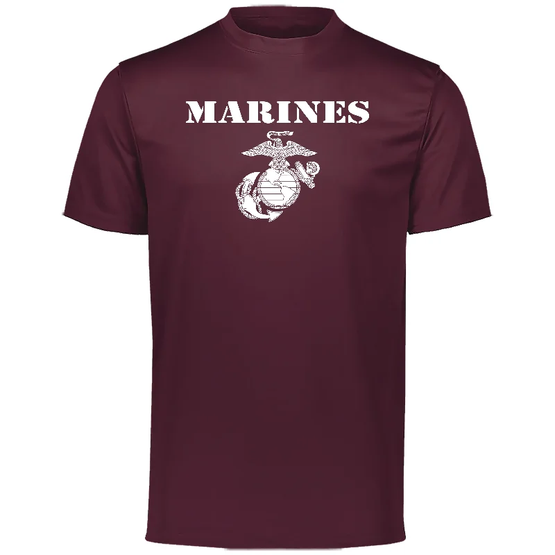 Maroon Vintage Marines Performance Tee