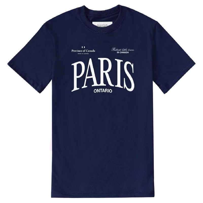 Paris Ontario Tee Navy - Unisex