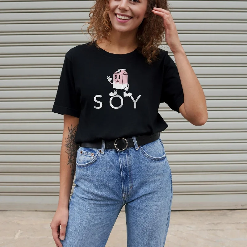 SOY Cartoon Tee - Black T-Shirt