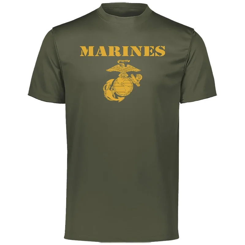 Vintage Gold Marines Olive Drab Performance Tee