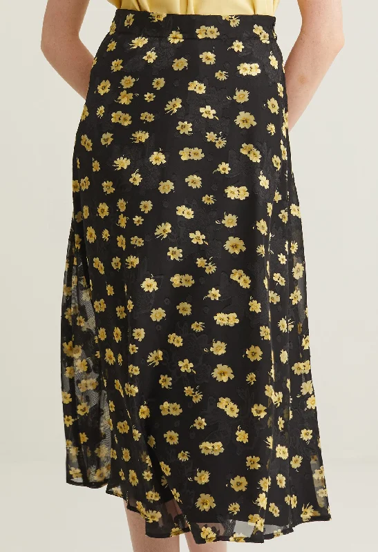 Abloom Double Layered Midi Skirt