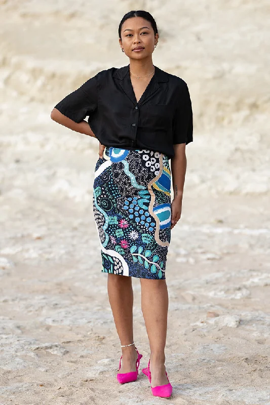 By The Waterhole Pencil Skirt