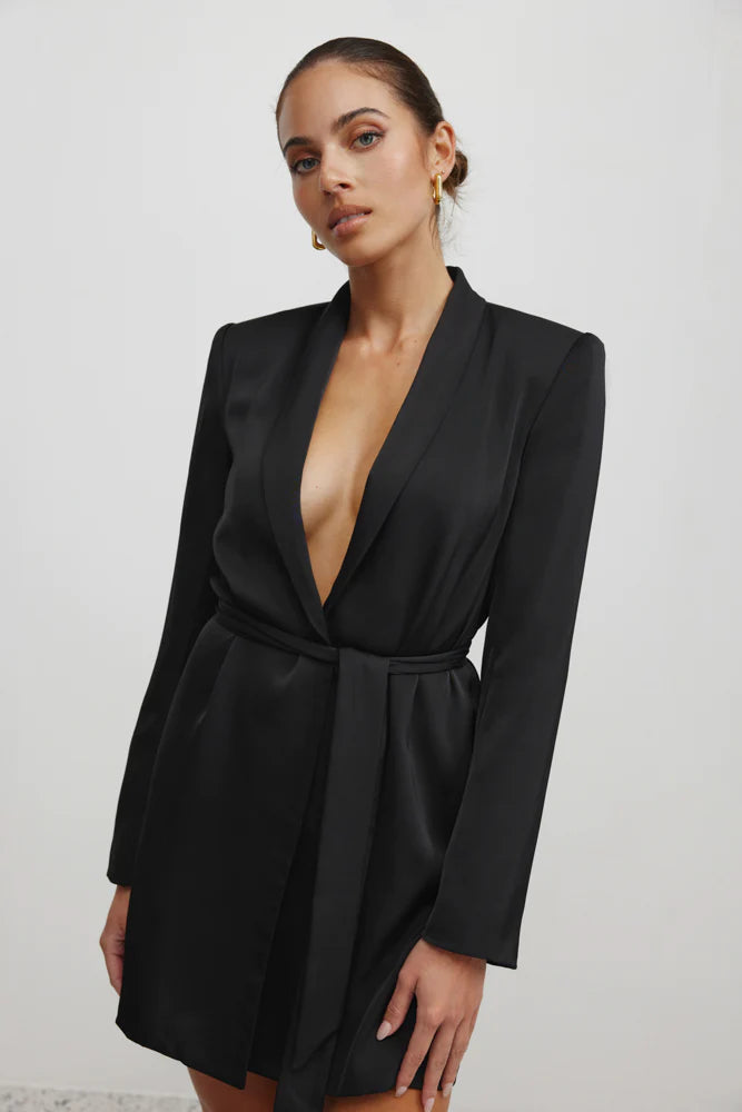 Lexi Lucio Jacket Dress - Black