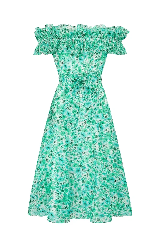 Talulah Starflower Midi Dress - Print