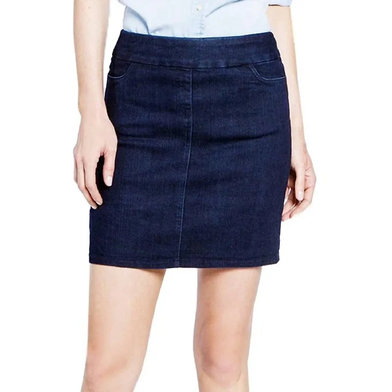 Drift Away Skort In Denim