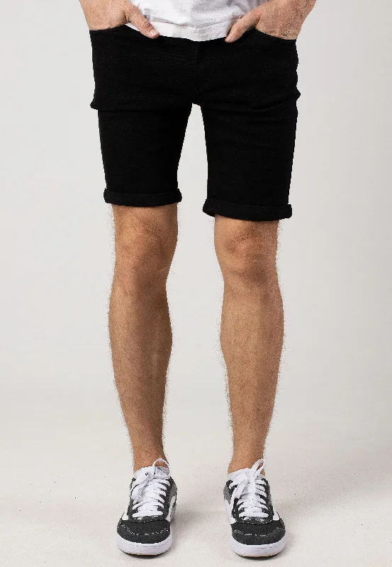 Only & Sons - Ply Black Denim - Shorts