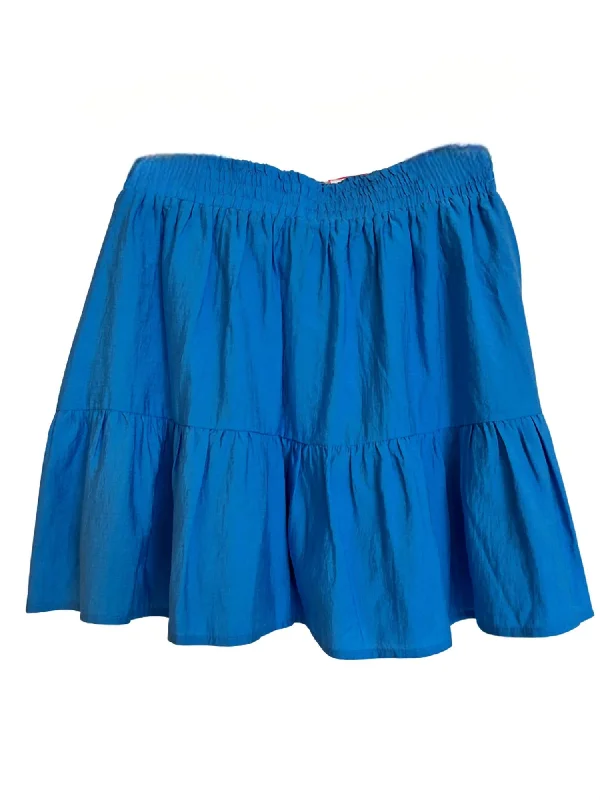 Tiered Skort In Turquiose