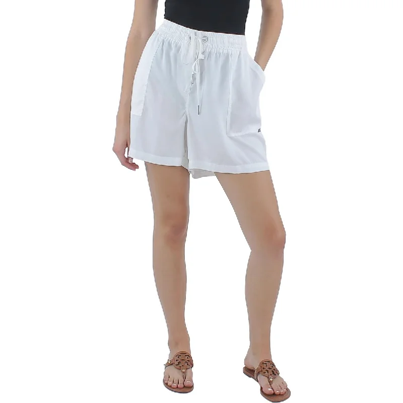 Womens Pull On Short High-Waist Shorts