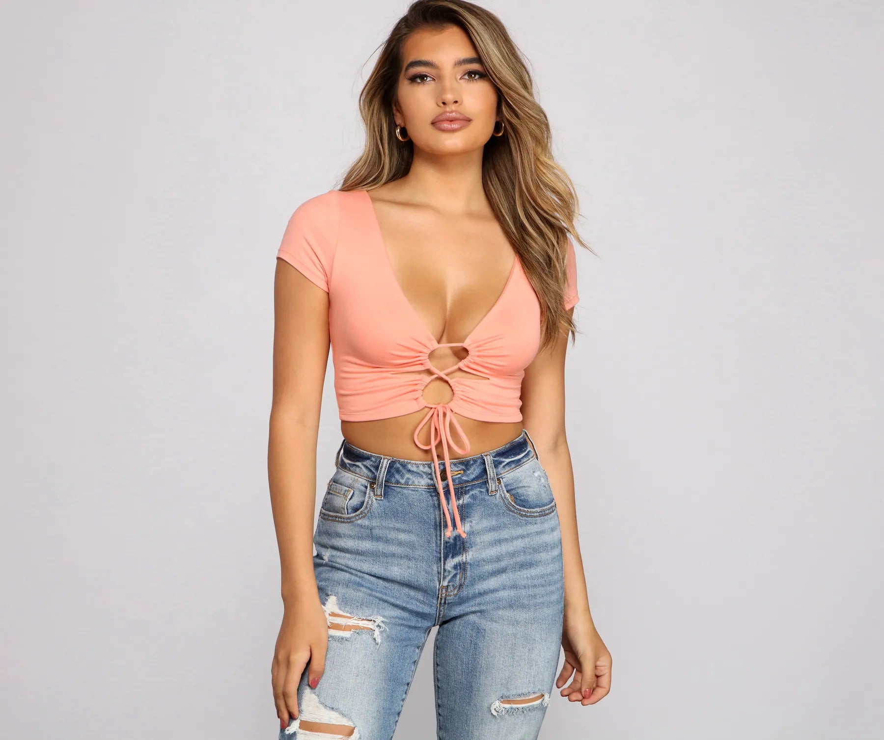 Casual Slay Knit Crop Top