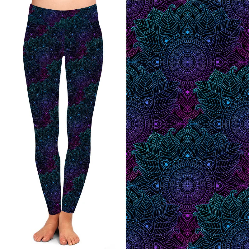 Druzy Mandala Deluxe Leggings