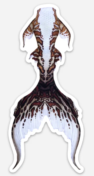 Escalla Merbella by Finfolk Signature Tail Sticker