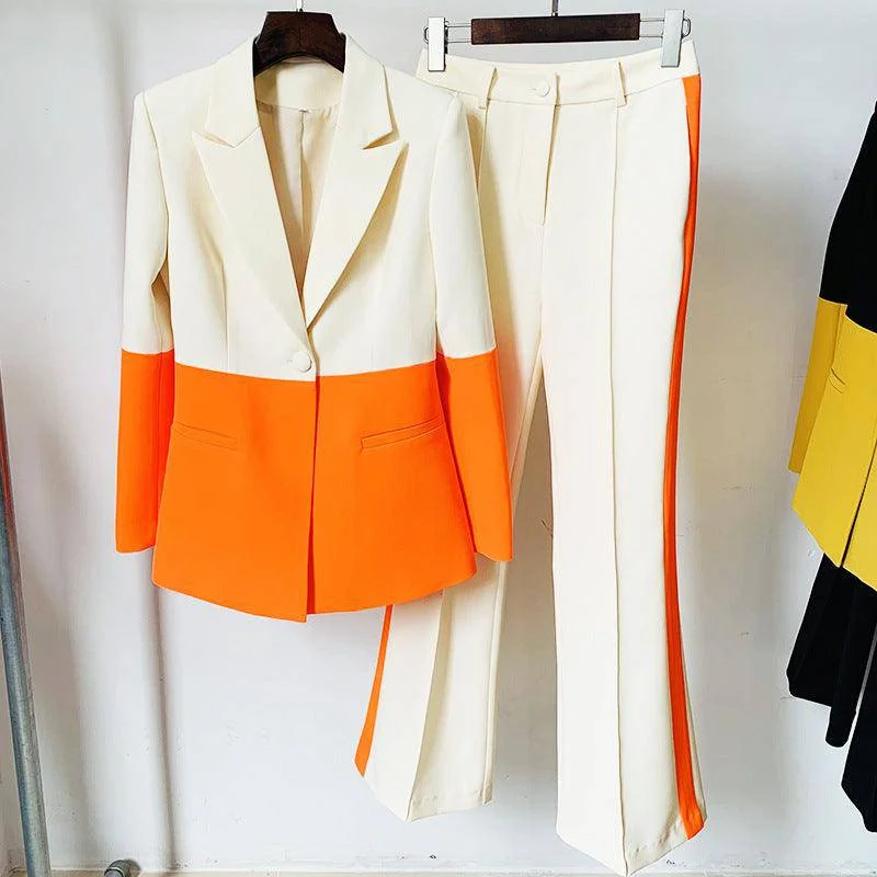 White | Orange