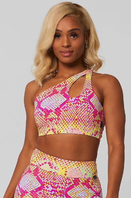 Pink Lemonade One Shoulder Bra