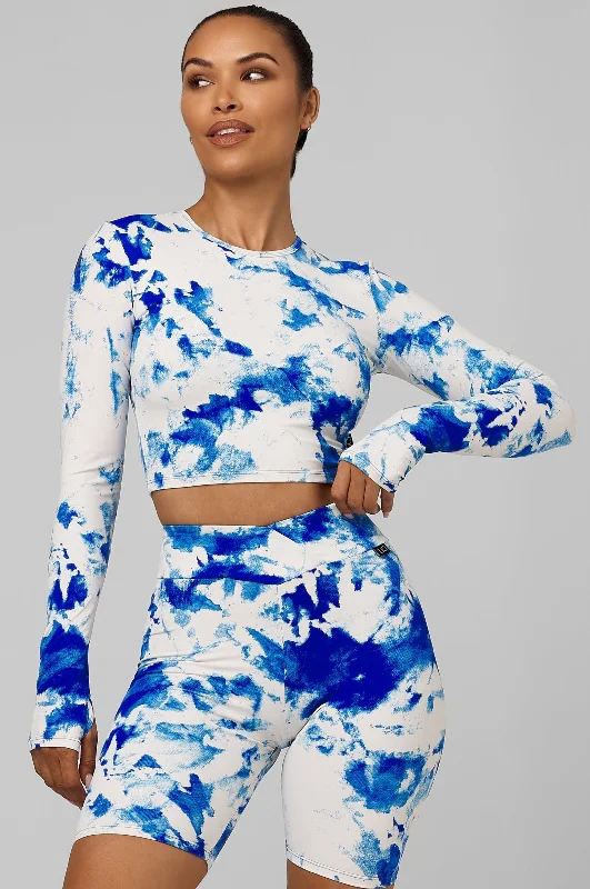 Santorini Long Sleeve Crop Top