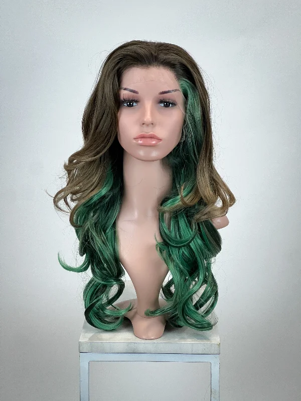 Fawn Mossy Green Lace Front Wig