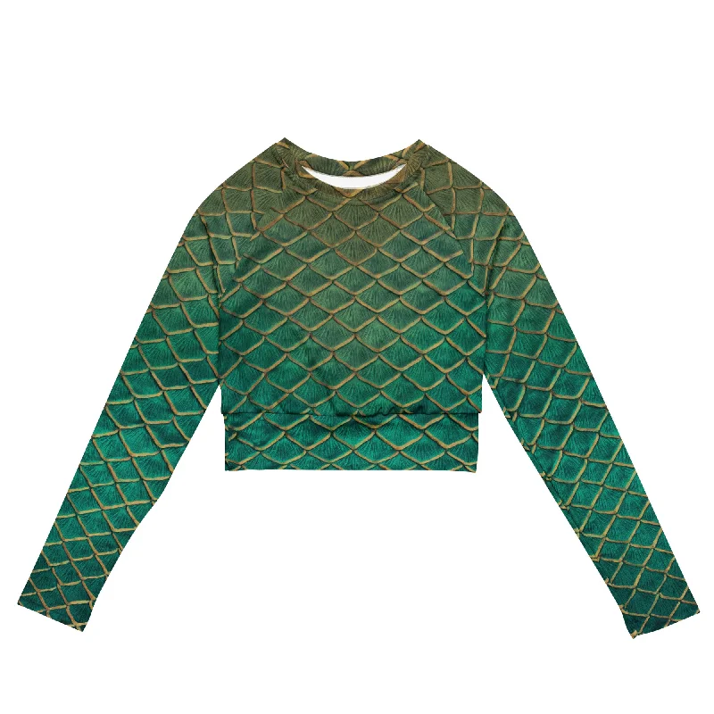 Ten Year Recycled cropped rash guard