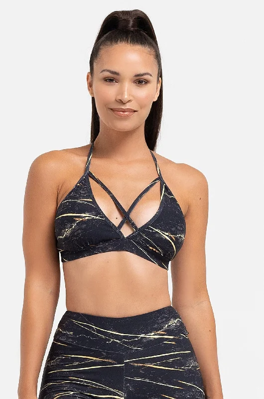 Tiger's Eye Strappy Bra