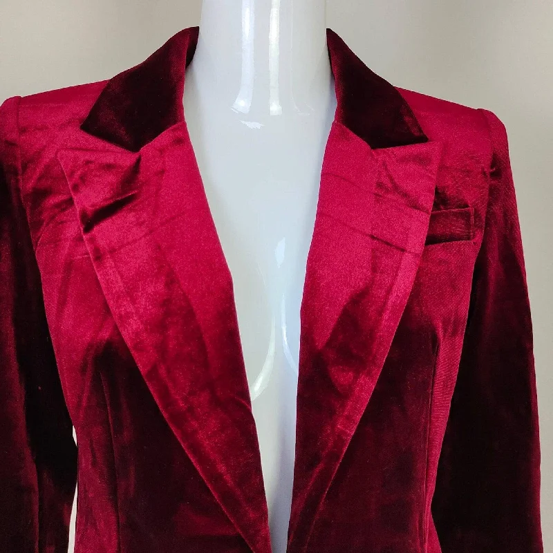 Viola Velvet Blazer Top & Flare Pants Set